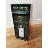 Cast iron Irish post box { 57cm H X 24cm W X 36cm D }