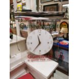Guinness Is Good For you chrome and perspex electric advertising clock. {41 cm H x 36 cm W}.