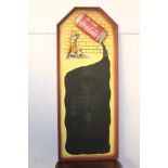 Coca Cola Wooden Menu Board. {122 cm H x 49 cm W}.