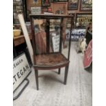 Mahogany bowfronted glazed Cadbury’s Chocolate advertising display cabinet. {113 cm H x 56 cm W x 46