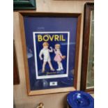 Bovril You Had It framed advertising print. {47 cm H x 31 cm W}.