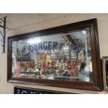 Wm Younger and Co’s India Pale Ale Edinburgh framed advertising mirror. {75 cm H x 136 cm W}.