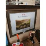 Cantrell and Cochrane’s Ginger Ale Glendalough Co Wicklow framed advertising print. {47 cm H x 60 cm