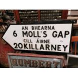 Alloy sign – Moll’s Gap Killarney Road Sign. {42 cm H x 93 cm W}