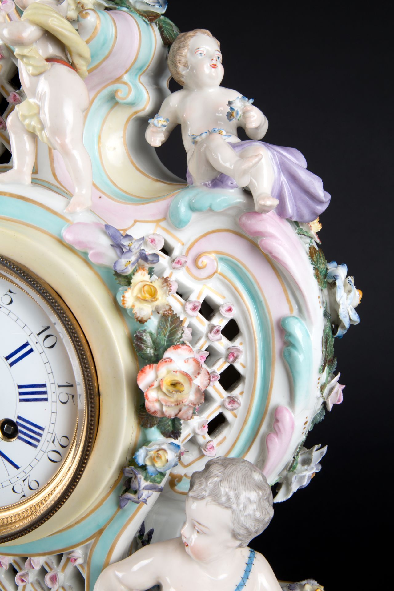 Porcelain clock - Bild 4 aus 8