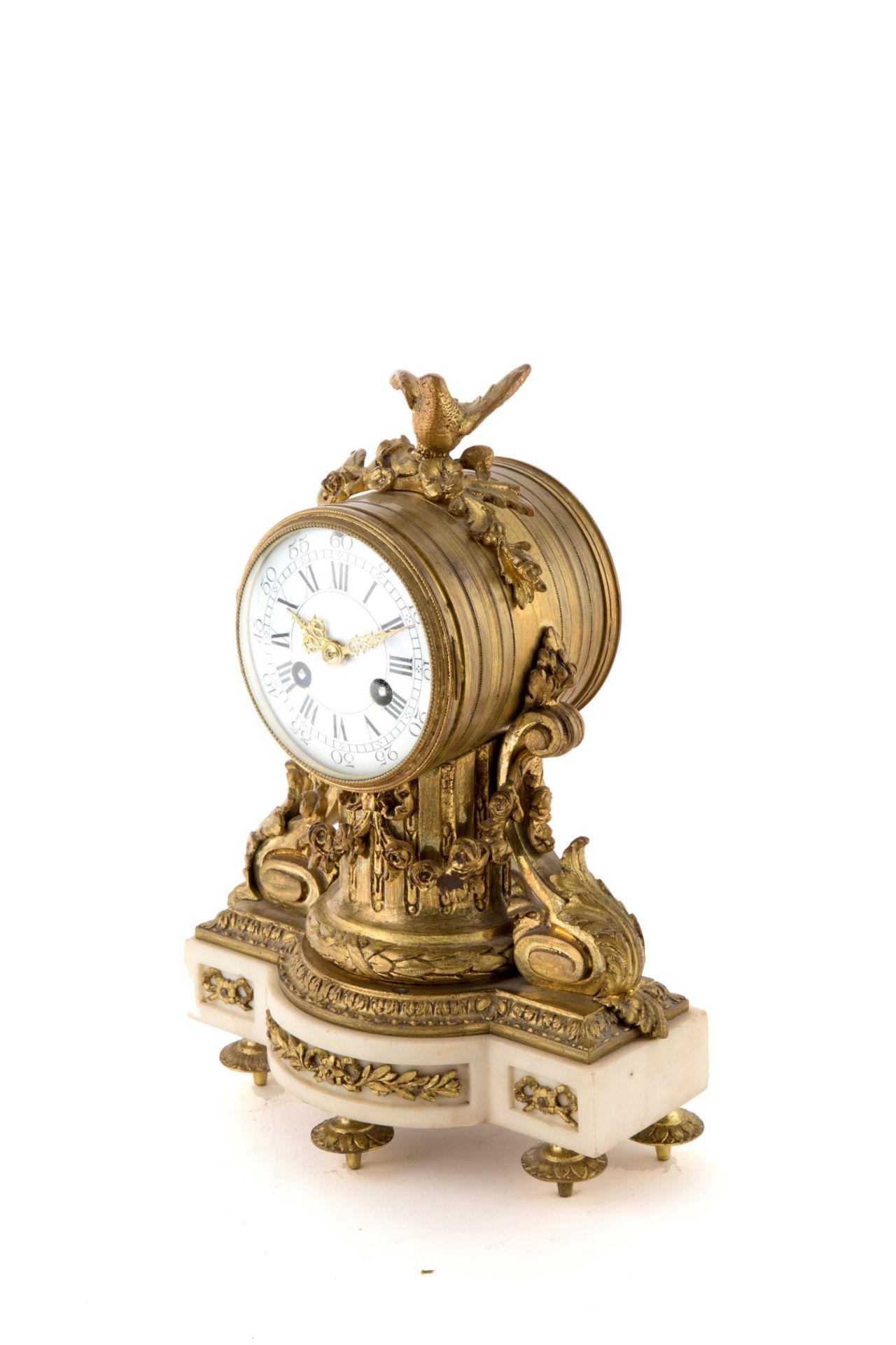 Bronze clock - Image 2 of 5