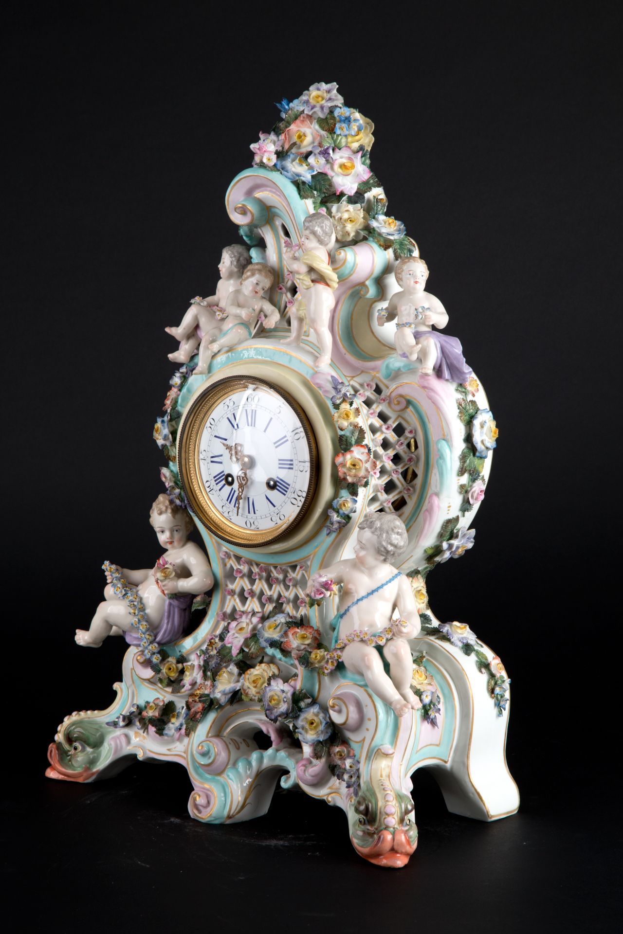 Porcelain clock - Bild 2 aus 8