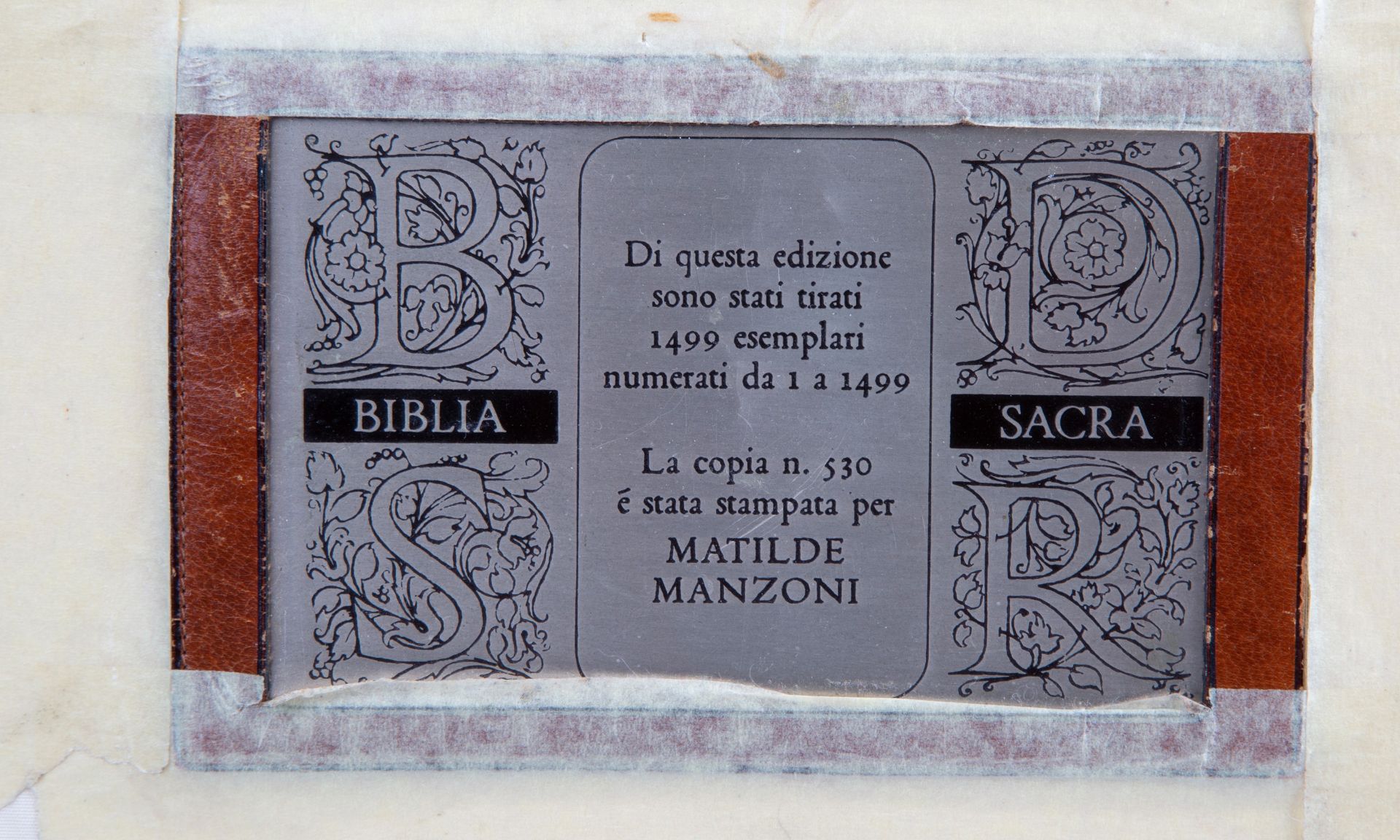 SALVADOR DALI' First volume of the Biblia Sacra - Image 3 of 3