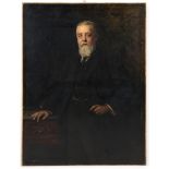 HUBERT VON HERKOMER Painting "PORTRAIT OF A NOBLEMAN"