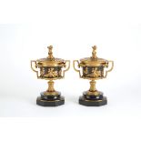 Two bronze cups