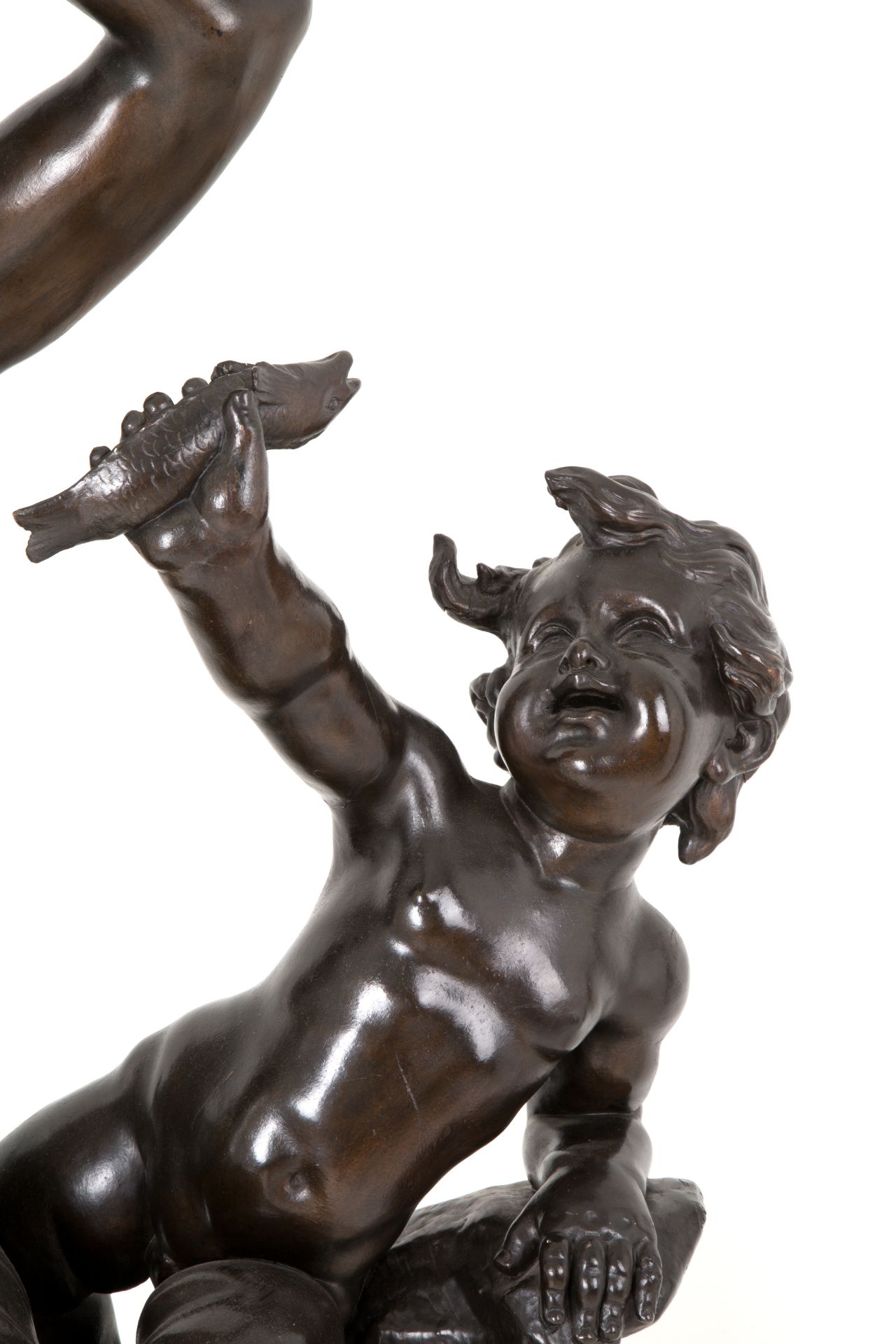 Sculpture "NEPTUNE WITH CHILD" - Image 3 of 7