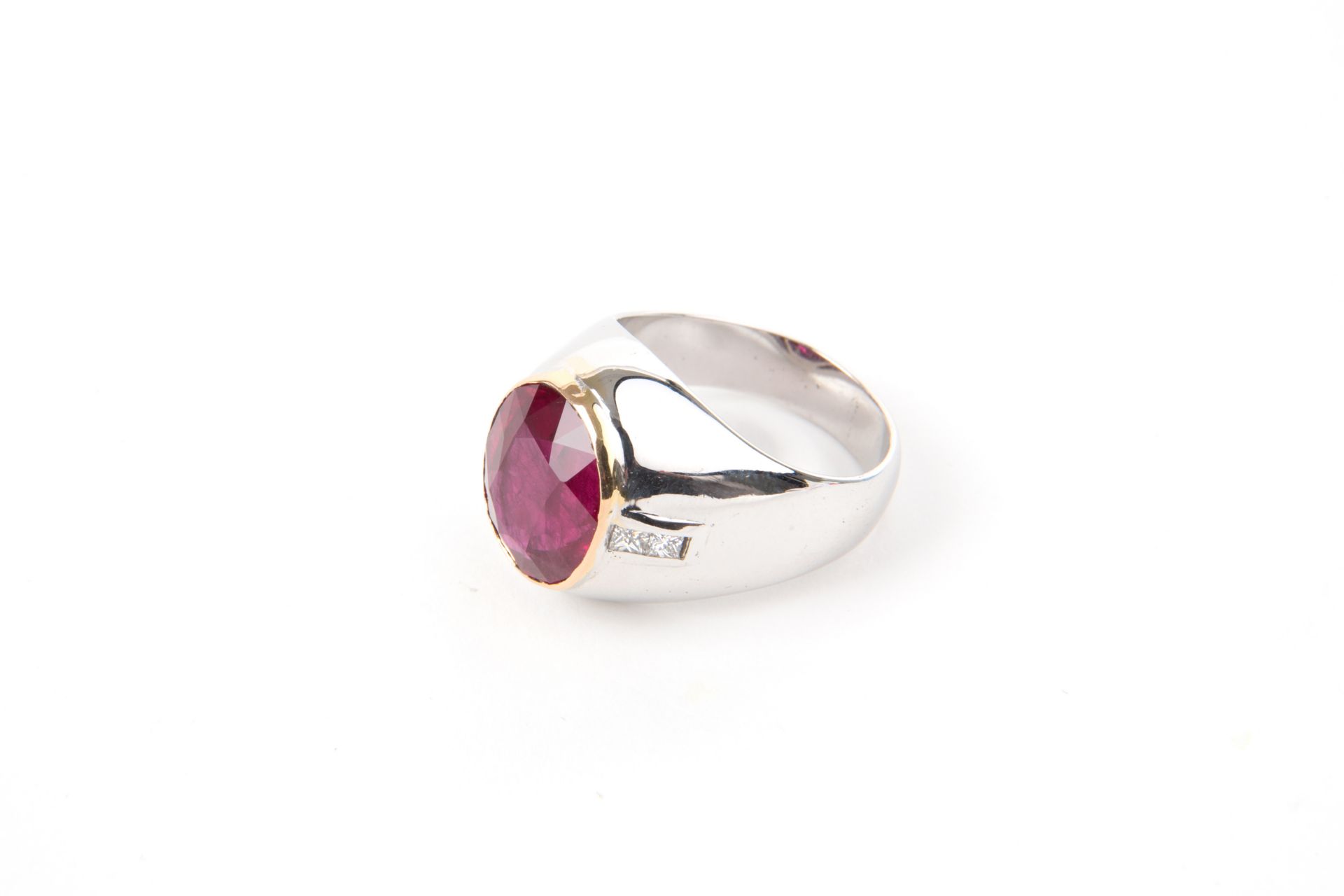 Diamond and ruby ring - Bild 3 aus 3