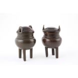 Pair of small censers