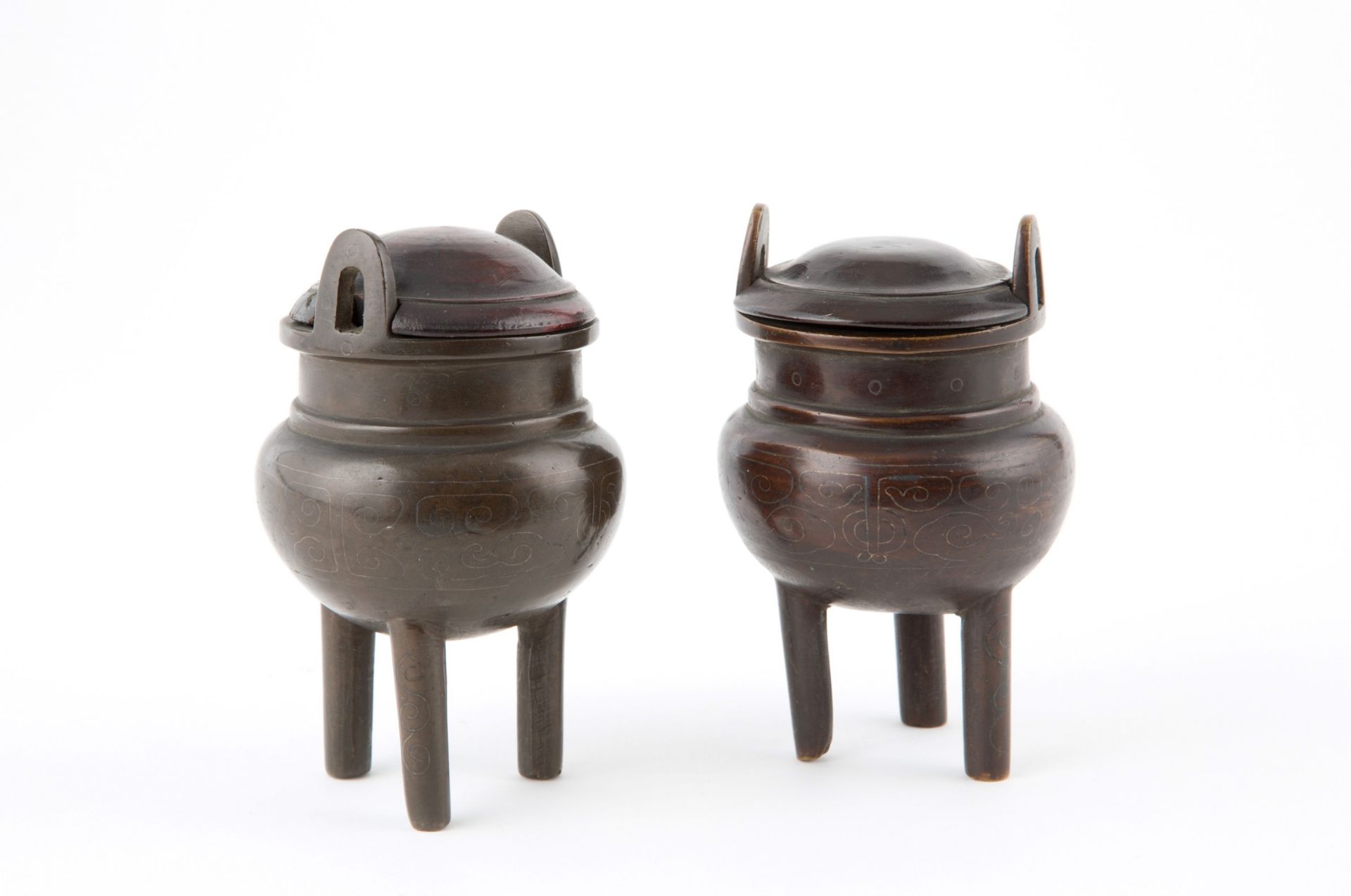 Pair of small censers