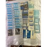 SELECTION OF VINTAGE OFFICIAL FOOTBALL PROGRAMMES COVENTRY CITY FC HOME FIXTURES FROM 1940S-1960S