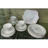 SHELLEY BONE CHINA FLORAL PATTERNED PART TEA SET