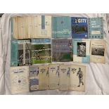 SELECTION OF VINTAGE OFFICIAL FOOTBALL PROGRAMMES COVENTRY CITY FC SKY BLUES FIXTURES FROM