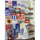 TWO PACKETS OF VINTAGE OFFICIAL FOOTBALL PROGRAMMES COVENTRY CITY FC AWAY FIXTURES FROM MID 1960S &