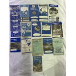 BOX OF VINTAGE OFFICAL FOOTBALL PROGRAMMES LEICESTER CITY FC MAINLY FROM 1950S & 1960S,