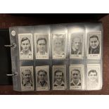 ALBUM OF MIXED SPORTING STARS - 1956 BARRETT AND CO TEST CRICKETERS SET OF 35 SERIES A,