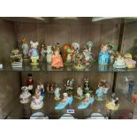 28 X BEATRIX POTTER FIGURINES MAINLY BESWICK AND SOME ROYAL DOULTON INCLUDING MR JACKSON,