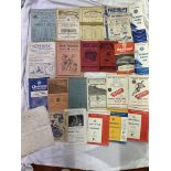 SELECTION OF VINTAGE OFFICIAL FOOTBALL PROGRAMMES - LONDON/ENVIRON FOOTBALL CLUBS INCLUDING CHELSEA