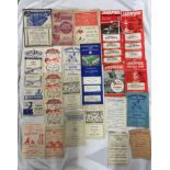 SELECTION OF VINTAGE OFFICIAL FOOTBALL PROGRAMMES - MERSEYSIDE CLUBS LIVERPOOL FC & EVERTON FC