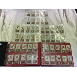 CARD ALBUM - 1928 WD AND HO WILLS UNITS OF THE BRITISH ARMY AND RAF SET OF 50 CARDS,