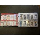 ALBUM OF VARIOUS (MAINLY) CIGARETTE AND TEA CARDS OF SWAPS AND SPARES FROM VARIOUS SETS AND SERIES