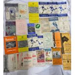 SELECTION OF VINTAGE OFFICIAL FOOTBALL PROGRAMMES - EAST ANGLIAN FOOTBALL CLUBS INCLUDING NORWICH