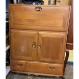 ERCOL ELM MORNING DEW CABINET