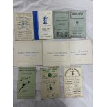 SELECTION OF VINTAGE OFFICIAL LOCAL FOOTBALL PROGRAMMES INCLUDING NUNEATON BOROUGH FC,