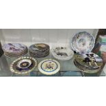 SELECTION OF DECORATIVE PLATES INCLUDING SOME ROYAL WORCESTER FLOWER FAIRIES SERIES,