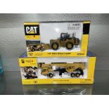 NORSCOT ATS 540 ALL STEER GROVE MOBILE CRANE SCALE MODEL AND A NORSCOT 283 CATERPILLAR D11R