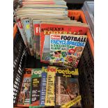 CHARLES BUCHANS FOOTBALL MONTHLY MAGAZINE DATE RANGING FROM 1954 - 63 AND SOME FOOTBALL DIGEST
