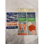 SELECTION OF VINTAGE OFFICIAL FOOTBALL PROGRAMMES - MANCHESTER UNITED FC FA CHALLENGE CUP FINAL
