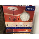 TWO ARTEX CAVENDISH CEILING ROSES