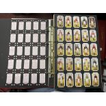 CARD COLLECTION SOCIETY BINDER OF COLLECTORS CARDS MIXED GENRES INCLUDING JOCKEYS, MILITARY,