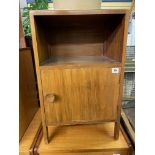 WALNUT BEDSIDE CABINET