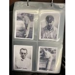 ALBUM - 2013 SPORTING COLLECTIBLES CARDS, CRICKETERS, FOOTBALLERS IN ACTION,