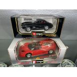 BURAGO FERRARI F50 SPECIAL EDITION SCALE MODEL 1:18 AND A BURAGO MERCEDES 300SL 1954 SCALE MODEL