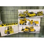 NZG 182 CATERPILLAR V80E FORK LIFT TRUCK SCALE MODEL 1:50,