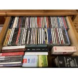 LARGE SELECTION OF CLASSICAL CDS (DRAWERS NOT INCLUDED