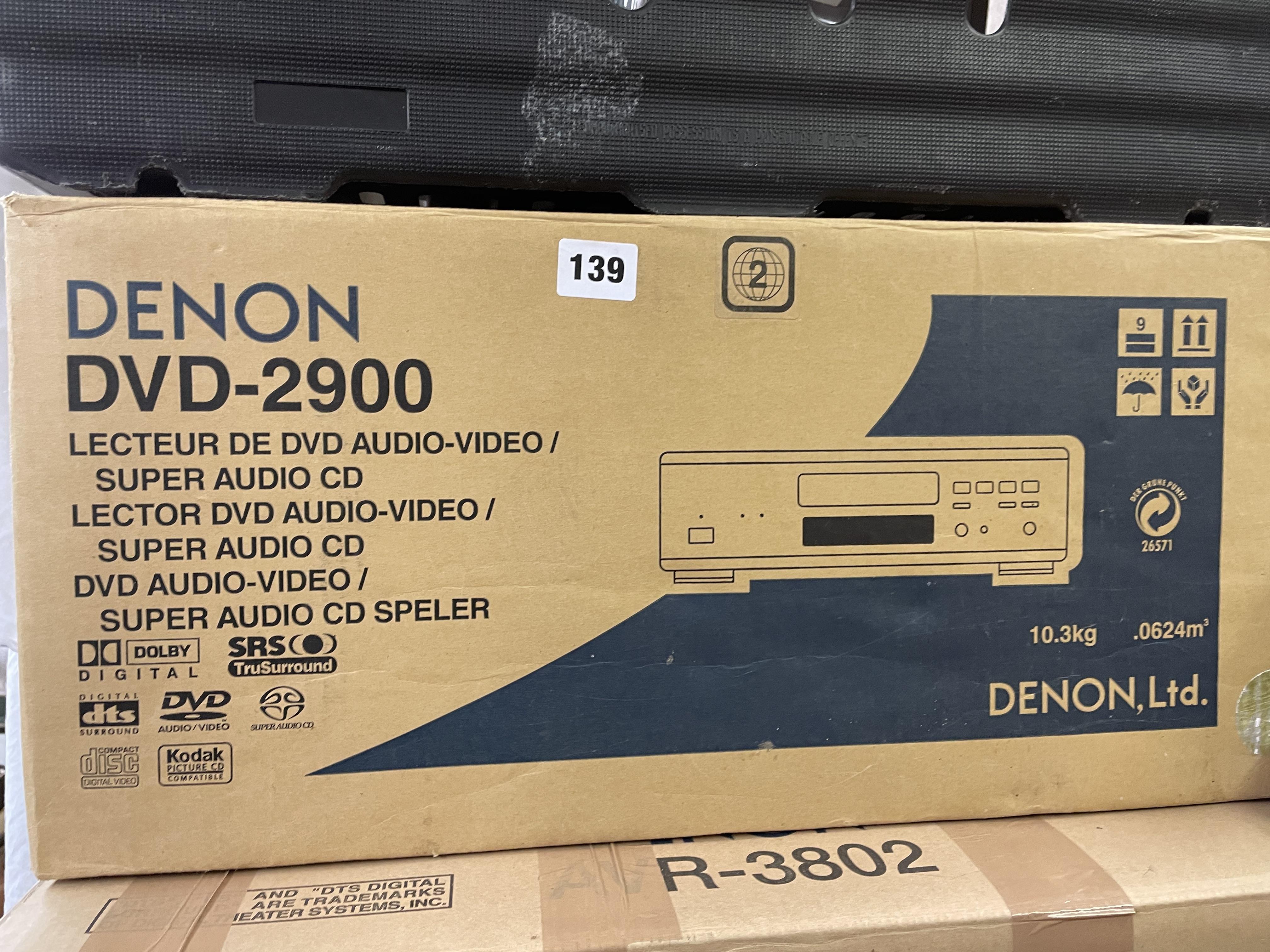 DENON DVD 2900 AUDIO CD