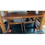 NEST OF 1970S TEAK TABLES