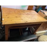 PINE RECTANGULAR KITCHEN TABLE