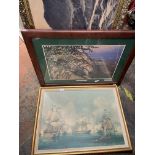 LIMITED EDITION 768/1000 LARRY NORTON PRINT ENTITLED LEOPARD COUNTRY AND TWO OTHER PRINTS