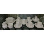 ROYAL DOULTON MORNING STAR BONE CHINA TEA SET AND DESSERT BOWLS