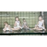 FOUR NAO BALLERINA FIGURES INCLUDING PENSIVE, SEATED,