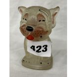 BONZO THE DOG GLASS SCENT BOTTLE BY POTTER AND MOORE LONDON